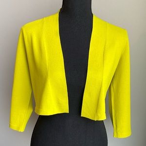 NWT Ann Taylor Yellow Cardigan